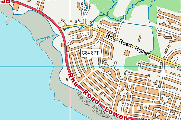 G84 8PT map - OS VectorMap District (Ordnance Survey)