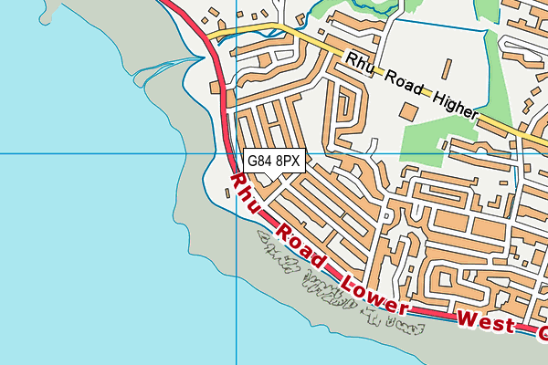 G84 8PX map - OS VectorMap District (Ordnance Survey)
