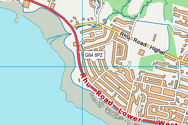 G84 8PZ map - OS VectorMap District (Ordnance Survey)