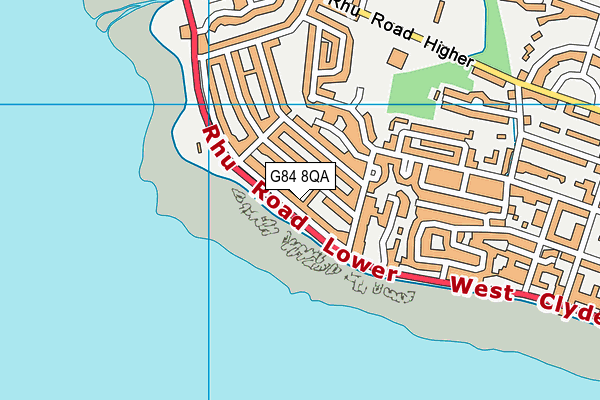 G84 8QA map - OS VectorMap District (Ordnance Survey)