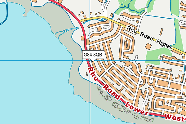 G84 8QB map - OS VectorMap District (Ordnance Survey)