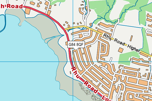 G84 8QF map - OS VectorMap District (Ordnance Survey)