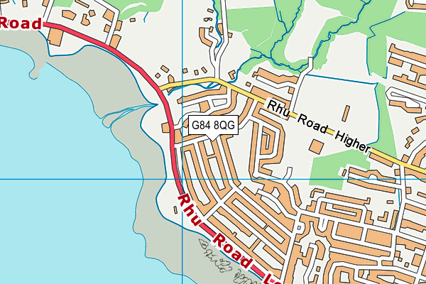 G84 8QG map - OS VectorMap District (Ordnance Survey)