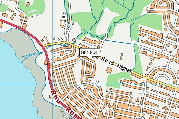 G84 8QL map - OS VectorMap District (Ordnance Survey)