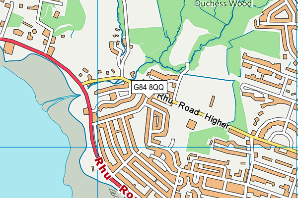 G84 8QQ map - OS VectorMap District (Ordnance Survey)