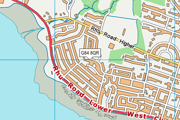 G84 8QR map - OS VectorMap District (Ordnance Survey)