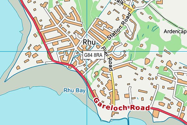 G84 8RA map - OS VectorMap District (Ordnance Survey)