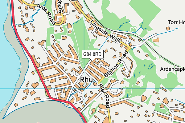G84 8RD map - OS VectorMap District (Ordnance Survey)