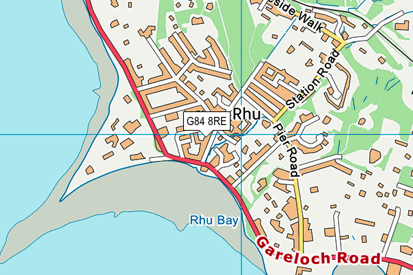 G84 8RE map - OS VectorMap District (Ordnance Survey)
