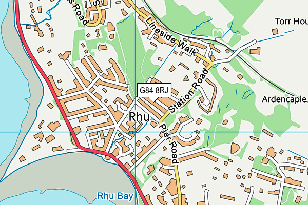 G84 8RJ map - OS VectorMap District (Ordnance Survey)