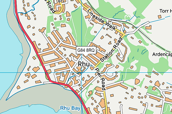 G84 8RQ map - OS VectorMap District (Ordnance Survey)