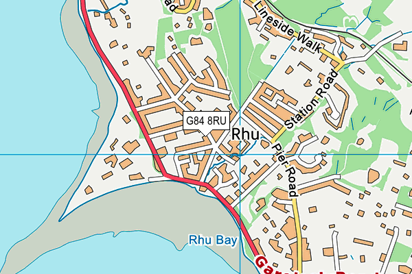 G84 8RU map - OS VectorMap District (Ordnance Survey)