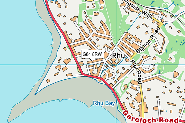 G84 8RW map - OS VectorMap District (Ordnance Survey)