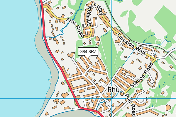 G84 8RZ map - OS VectorMap District (Ordnance Survey)