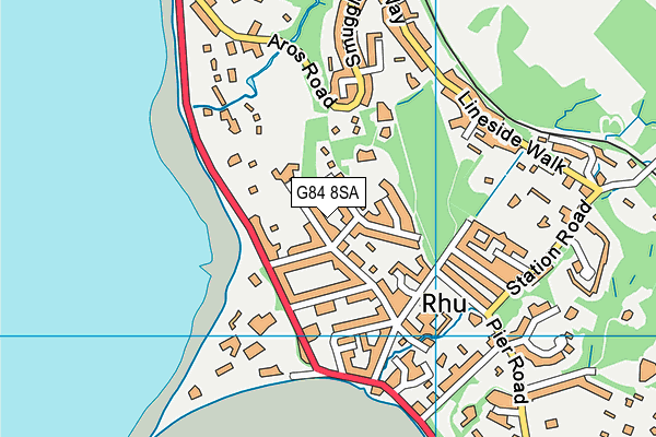 G84 8SA map - OS VectorMap District (Ordnance Survey)