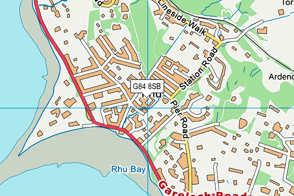 G84 8SB map - OS VectorMap District (Ordnance Survey)