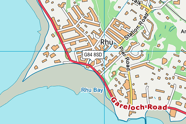 G84 8SD map - OS VectorMap District (Ordnance Survey)