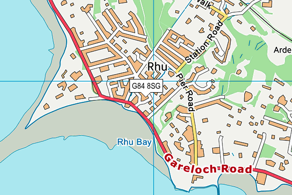 G84 8SG map - OS VectorMap District (Ordnance Survey)