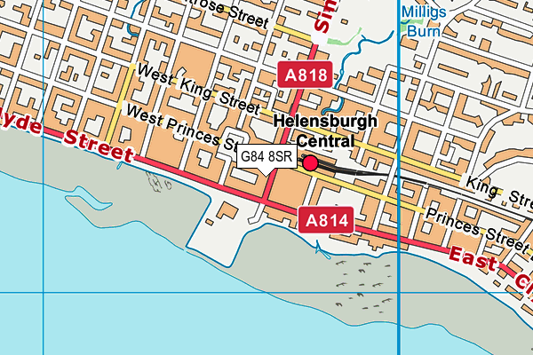 G84 8SR map - OS VectorMap District (Ordnance Survey)