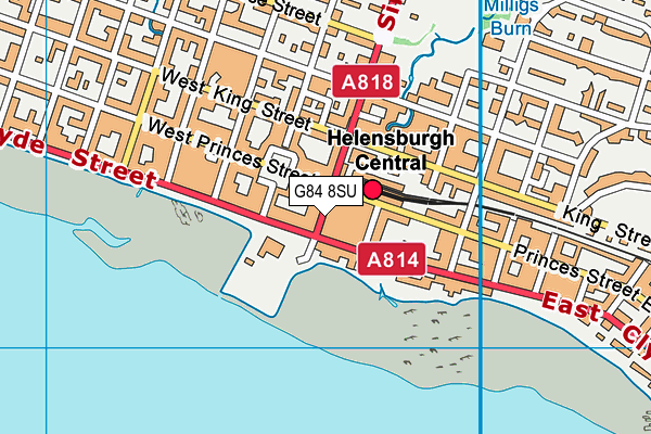 G84 8SU map - OS VectorMap District (Ordnance Survey)