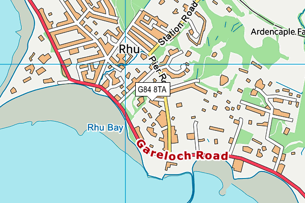 G84 8TA map - OS VectorMap District (Ordnance Survey)