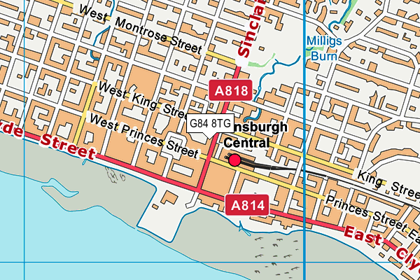 G84 8TG map - OS VectorMap District (Ordnance Survey)