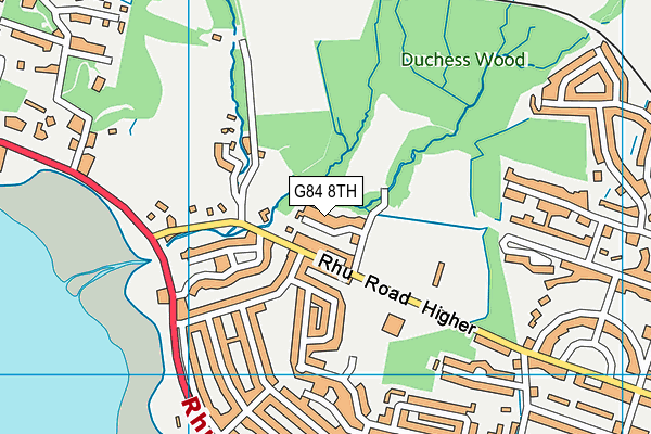 G84 8TH map - OS VectorMap District (Ordnance Survey)