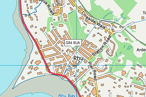 G84 8UA map - OS VectorMap District (Ordnance Survey)