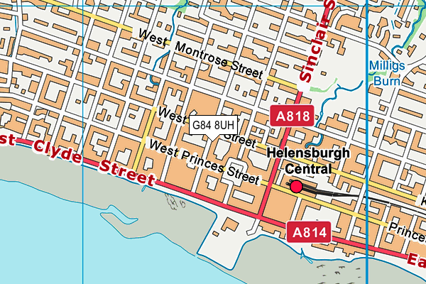 G84 8UH map - OS VectorMap District (Ordnance Survey)