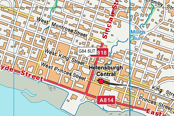 G84 8UT map - OS VectorMap District (Ordnance Survey)