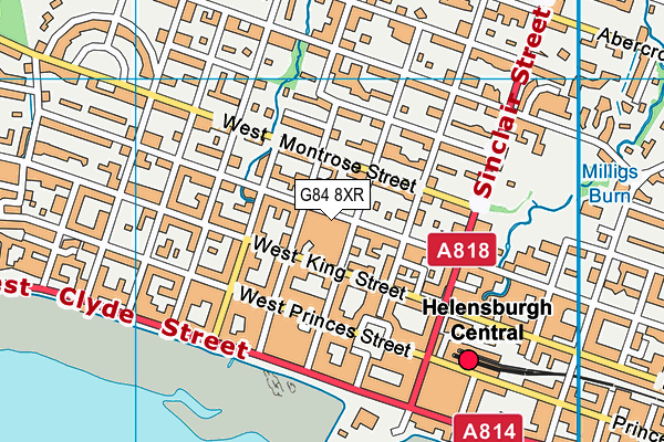 G84 8XR map - OS VectorMap District (Ordnance Survey)