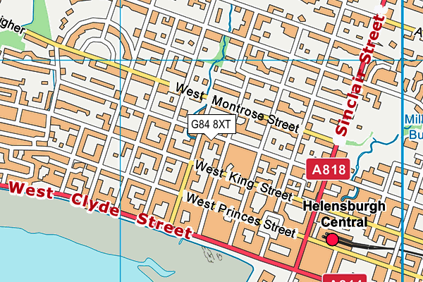 G84 8XT map - OS VectorMap District (Ordnance Survey)