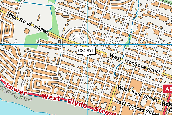 G84 8YL map - OS VectorMap District (Ordnance Survey)