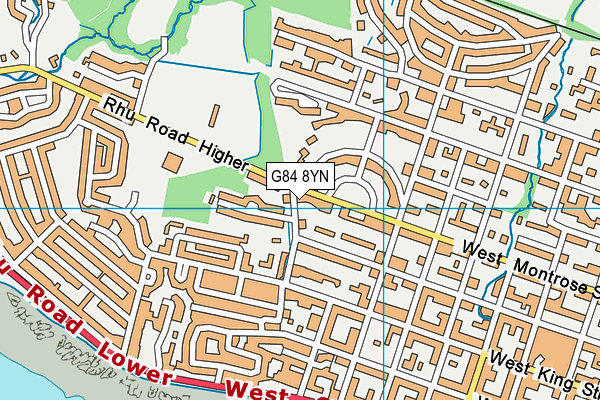 G84 8YN map - OS VectorMap District (Ordnance Survey)