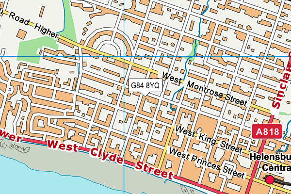 G84 8YQ map - OS VectorMap District (Ordnance Survey)