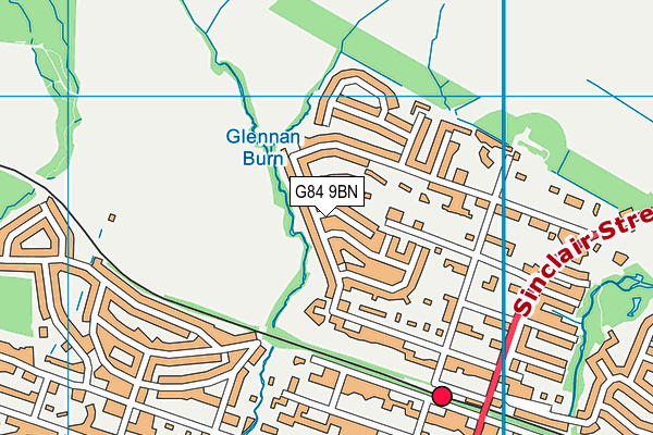 G84 9BN map - OS VectorMap District (Ordnance Survey)