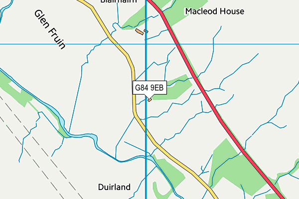 G84 9EB map - OS VectorMap District (Ordnance Survey)