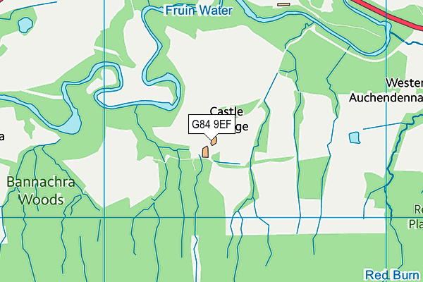 G84 9EF map - OS VectorMap District (Ordnance Survey)