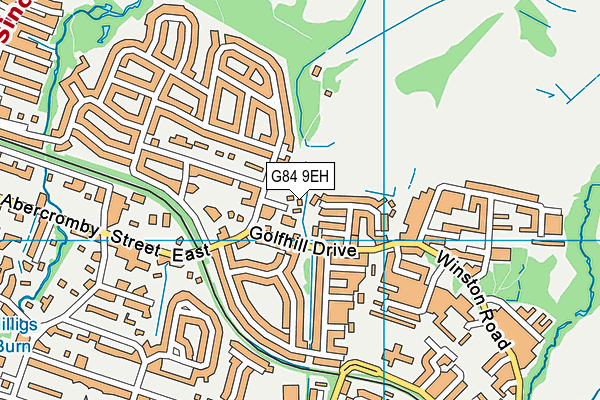 G84 9EH map - OS VectorMap District (Ordnance Survey)