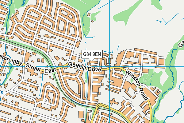 G84 9EN map - OS VectorMap District (Ordnance Survey)