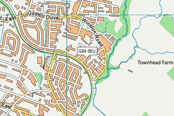 G84 9EU map - OS VectorMap District (Ordnance Survey)