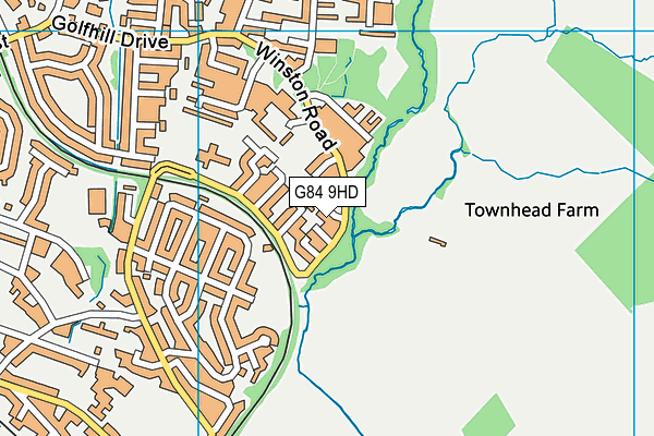 G84 9HD map - OS VectorMap District (Ordnance Survey)