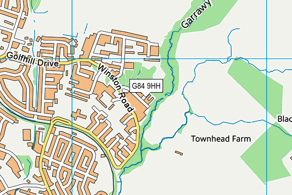 G84 9HH map - OS VectorMap District (Ordnance Survey)