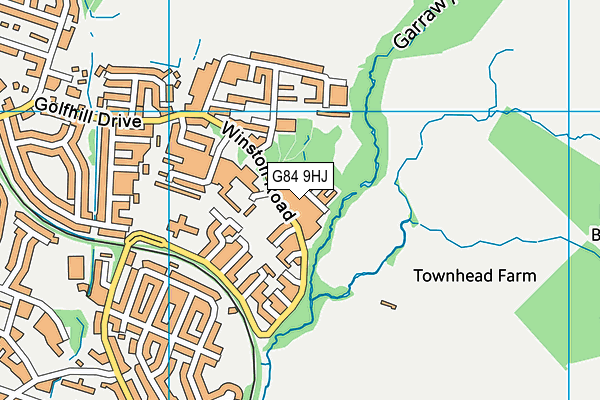 G84 9HJ map - OS VectorMap District (Ordnance Survey)