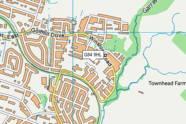 G84 9HL map - OS VectorMap District (Ordnance Survey)