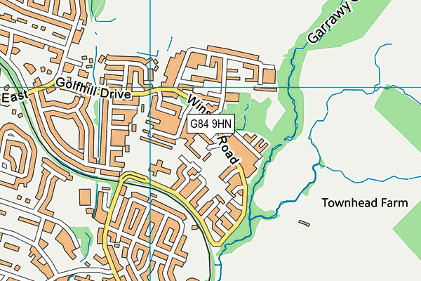 G84 9HN map - OS VectorMap District (Ordnance Survey)