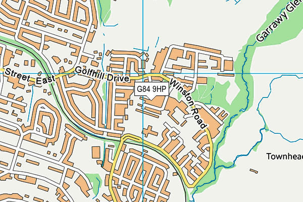 G84 9HP map - OS VectorMap District (Ordnance Survey)