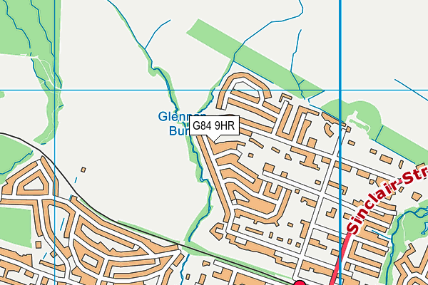 G84 9HR map - OS VectorMap District (Ordnance Survey)