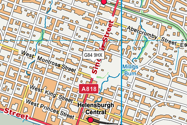 G84 9HX map - OS VectorMap District (Ordnance Survey)