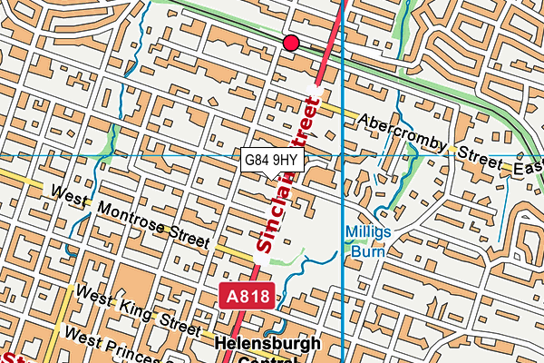 G84 9HY map - OS VectorMap District (Ordnance Survey)